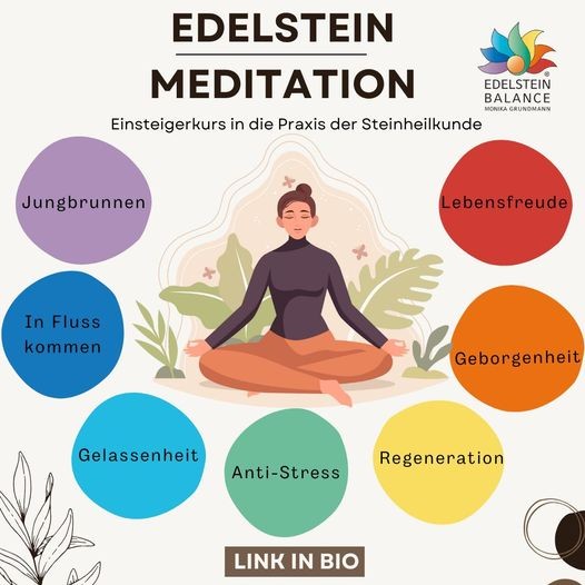 Edelstein-Meditation &amp; Basic Steinheilkunde und Praxiswissen alle Module Sparpreis und incl. 120€ Ed